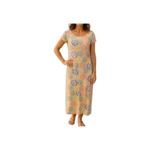 Vintage Weekend Traffic Beach Umbrella Midi Dress Size Large